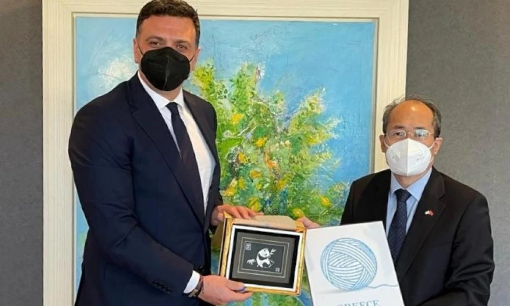 Συνάντηση Κικίλια με τον πρέσβη της Κίνας για την ενίσχυση της τουριστικής προβολής της Ελλάδας